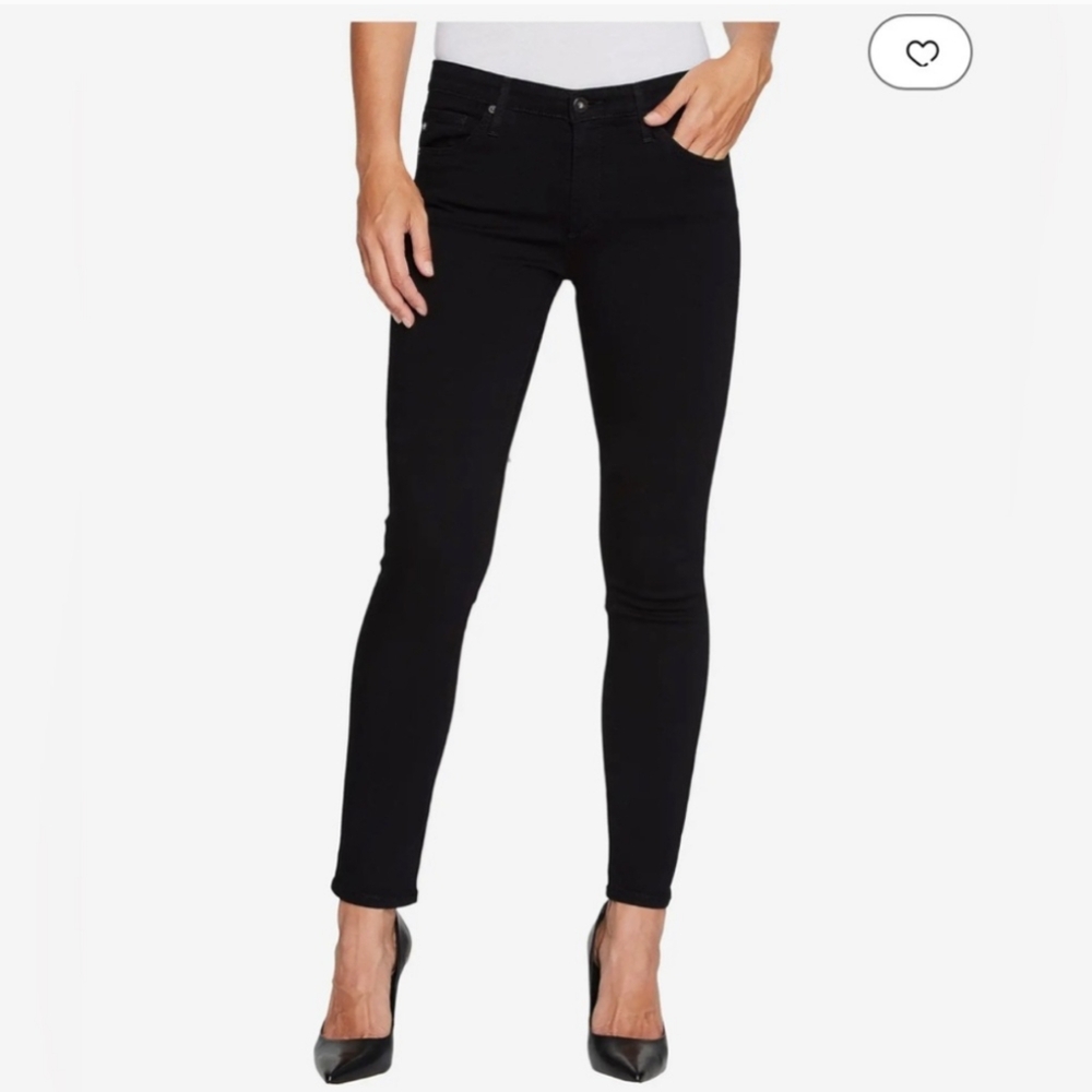 AG‎ the prima ankle black skinny jeans size 30 NWT